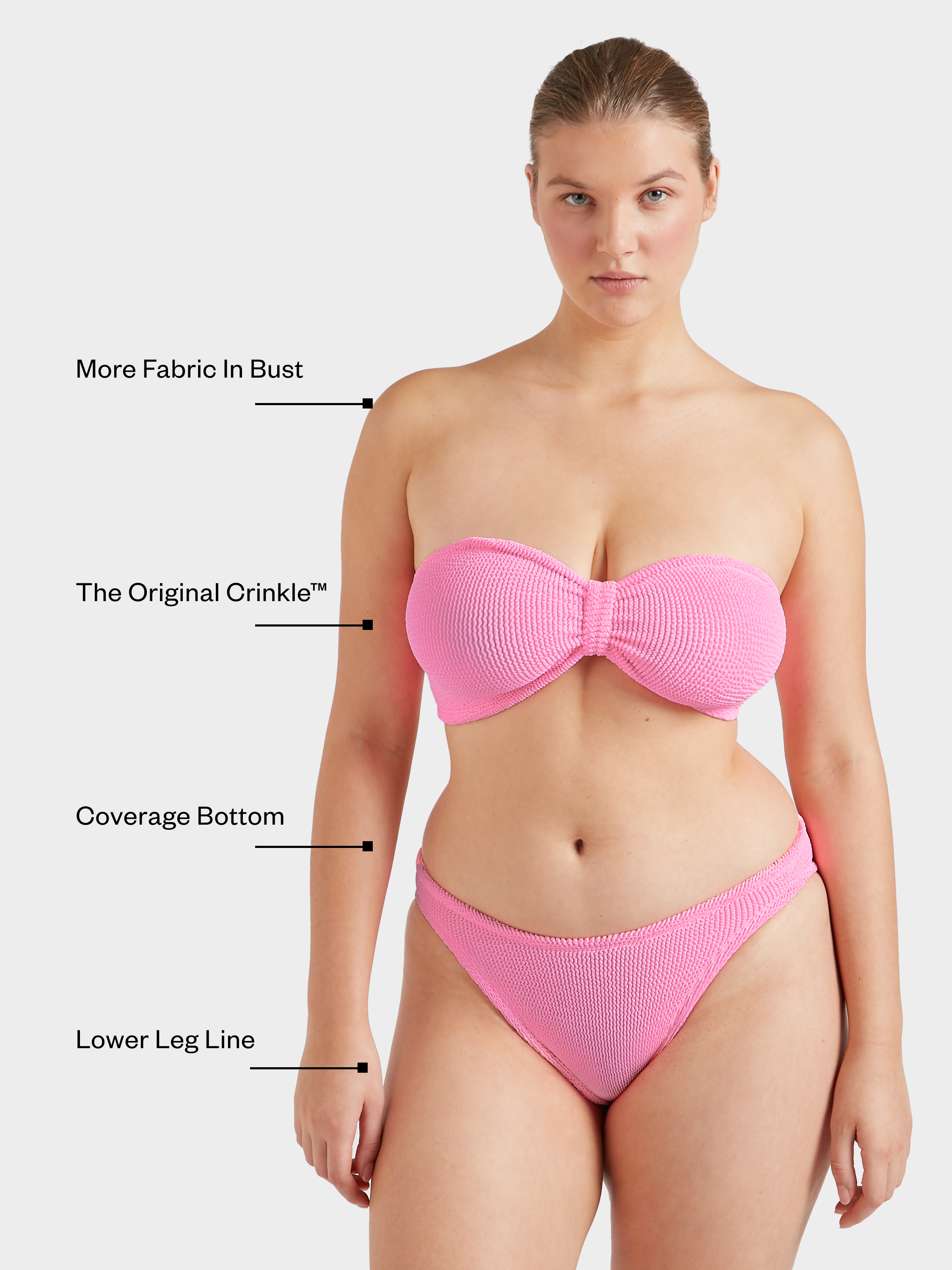 Coverage Jean Bikini - Bubblegum