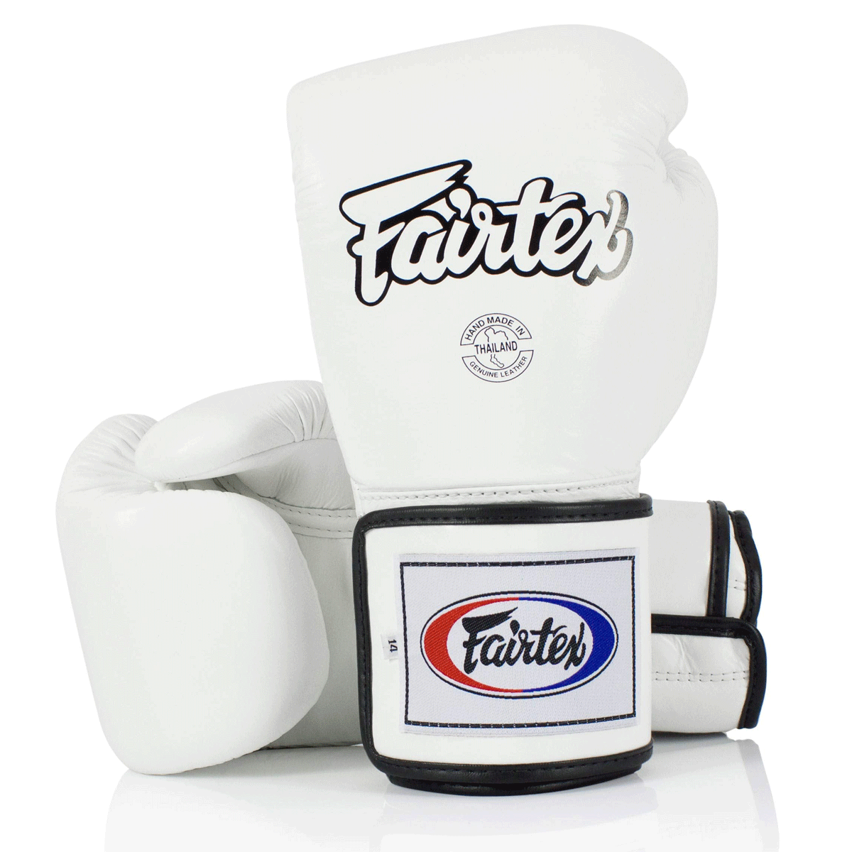 Thaibokshandschoenen Fairtex BGV5 Super Sparring Wit-Combat Arena