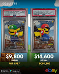 A #PSA 10 #Luigi #Pikachu and #Mario Pikachu from the Japanese #XY Promo just sold in auction on #eBay for $9,800 and $14,600 respectively. #pokemontcg #collectibles #pokemoncards #pokemoncommunity #pokemoncollector #PokemonCollection