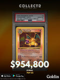 A PSA 10 1st Edition Shadowless Charizard just sold for $954,800 including buyer's premium on Goldin Auctions last night. This sets a new all time record for the card. #collectr #charizard #psa10 #