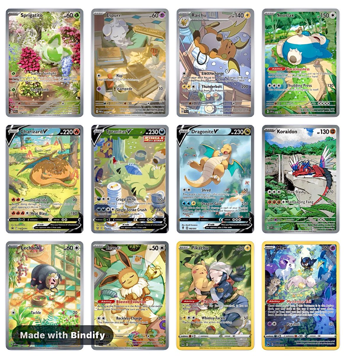 Some of the best sleeping pokemon cards ✨ Created with @bindifyapp !