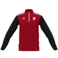 Harlequins Adidas Junior Training 1/4 Zip Red/Blk