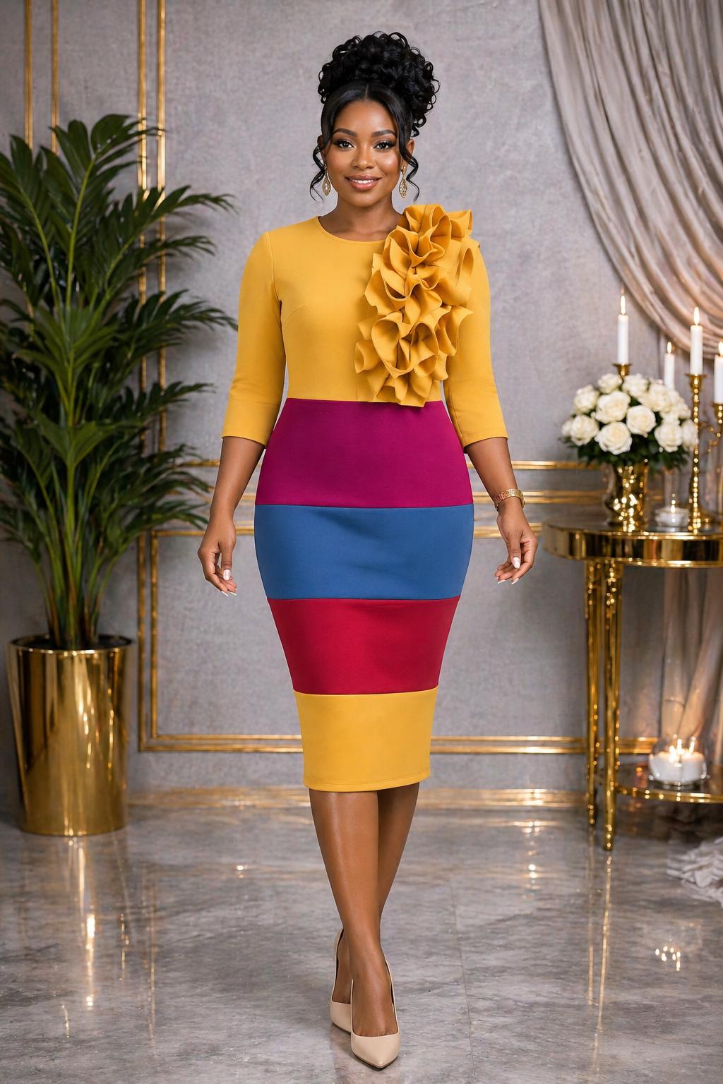 3124 MULTI RUFFLE REGULAR