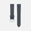 Alcantara – Uhrenarmband aus original Alcantara in Grau, aus hochwertigem italienischem Alcantara gefertigt.
