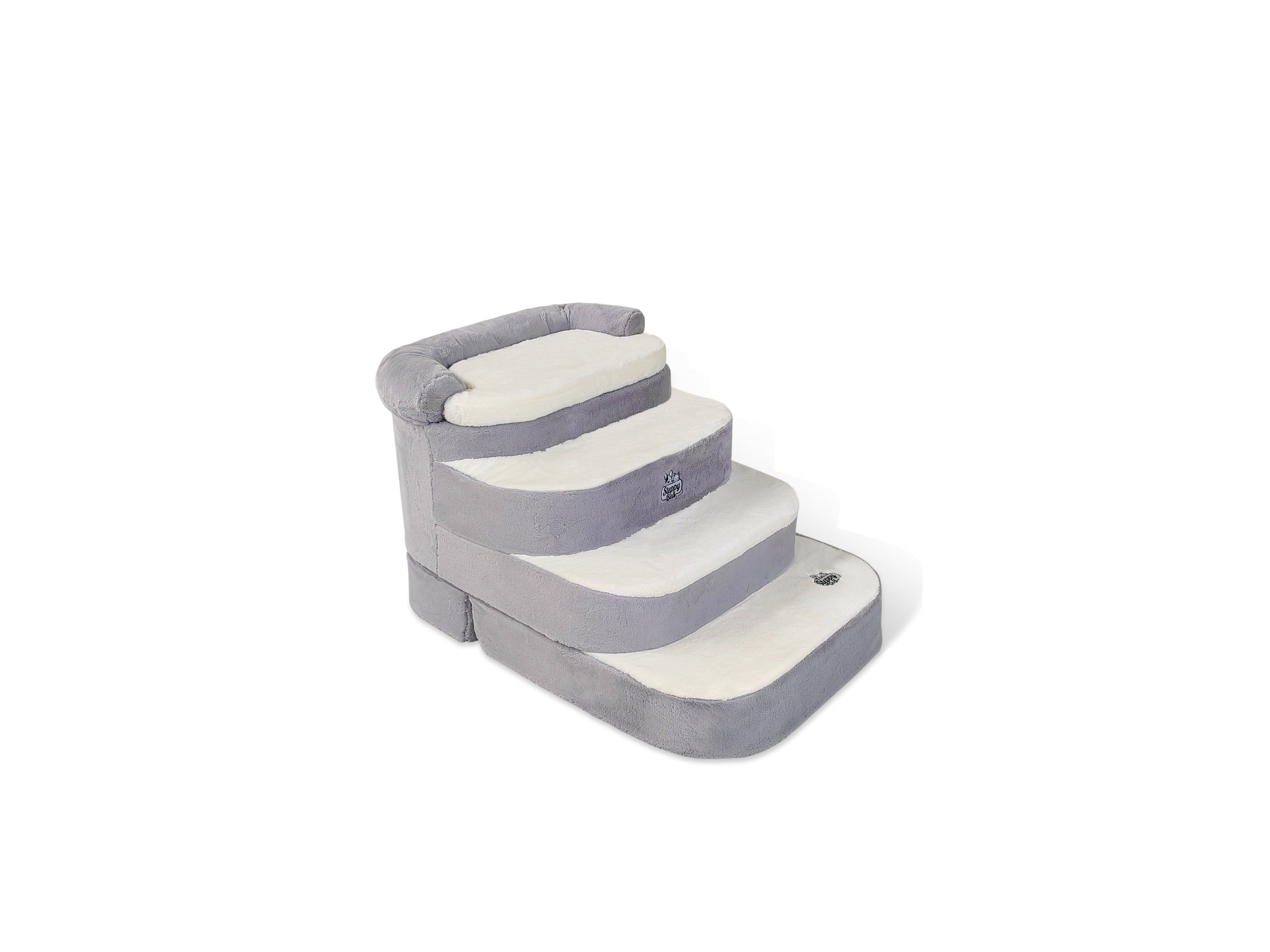 Steppy Bed 5.5- 4 Step Dog Steps - Round Base