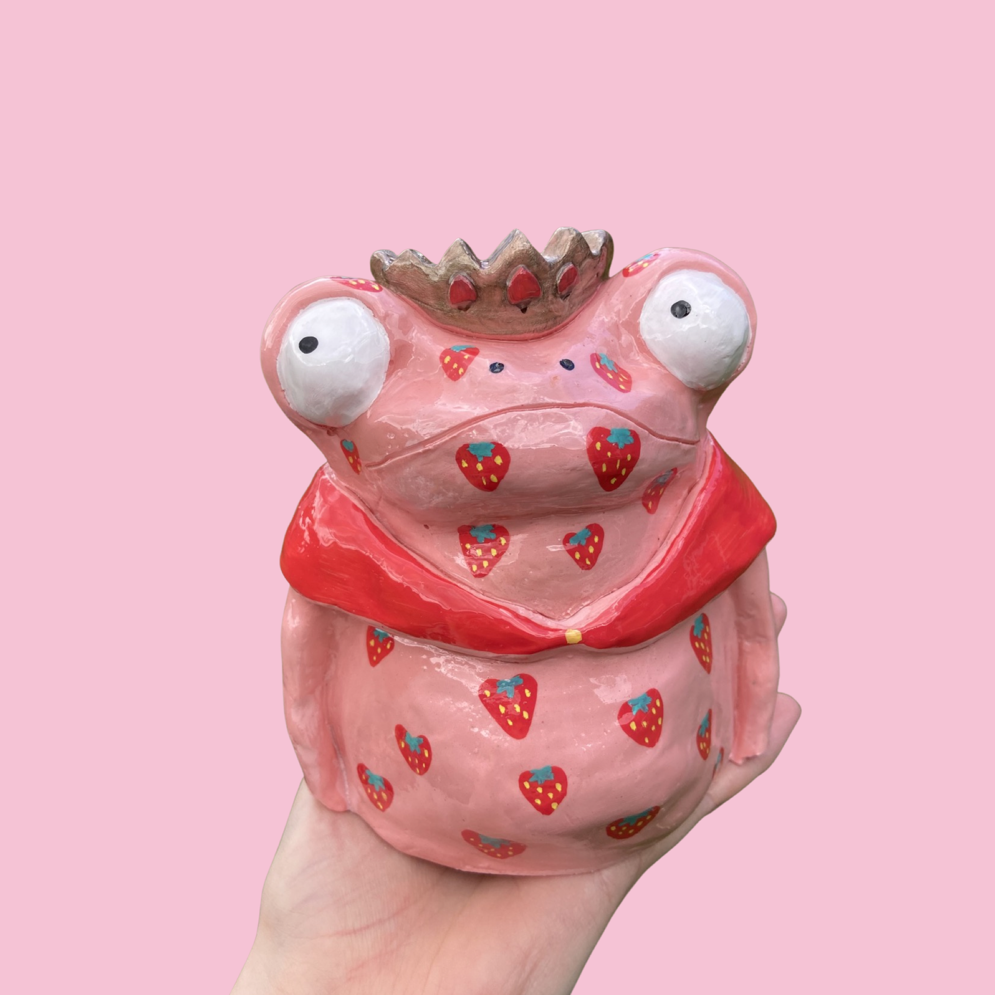 (Pre-Order) Strawberry Frog Tea-Light Holder