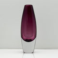 Studio Ahus Paarse Glazen Vaas - Exclusieve Zweeds Design Vaas (20 cm)