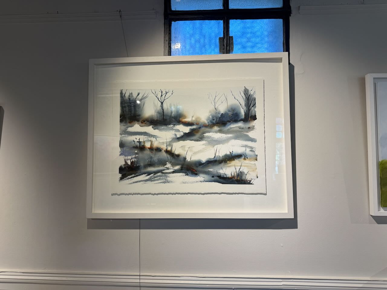 Original Art-Watercolour - Atmospheric Dawn over the Phoenix Park