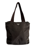 PRADA MAIN LINE FOREST GREEN SHOULDER BAG