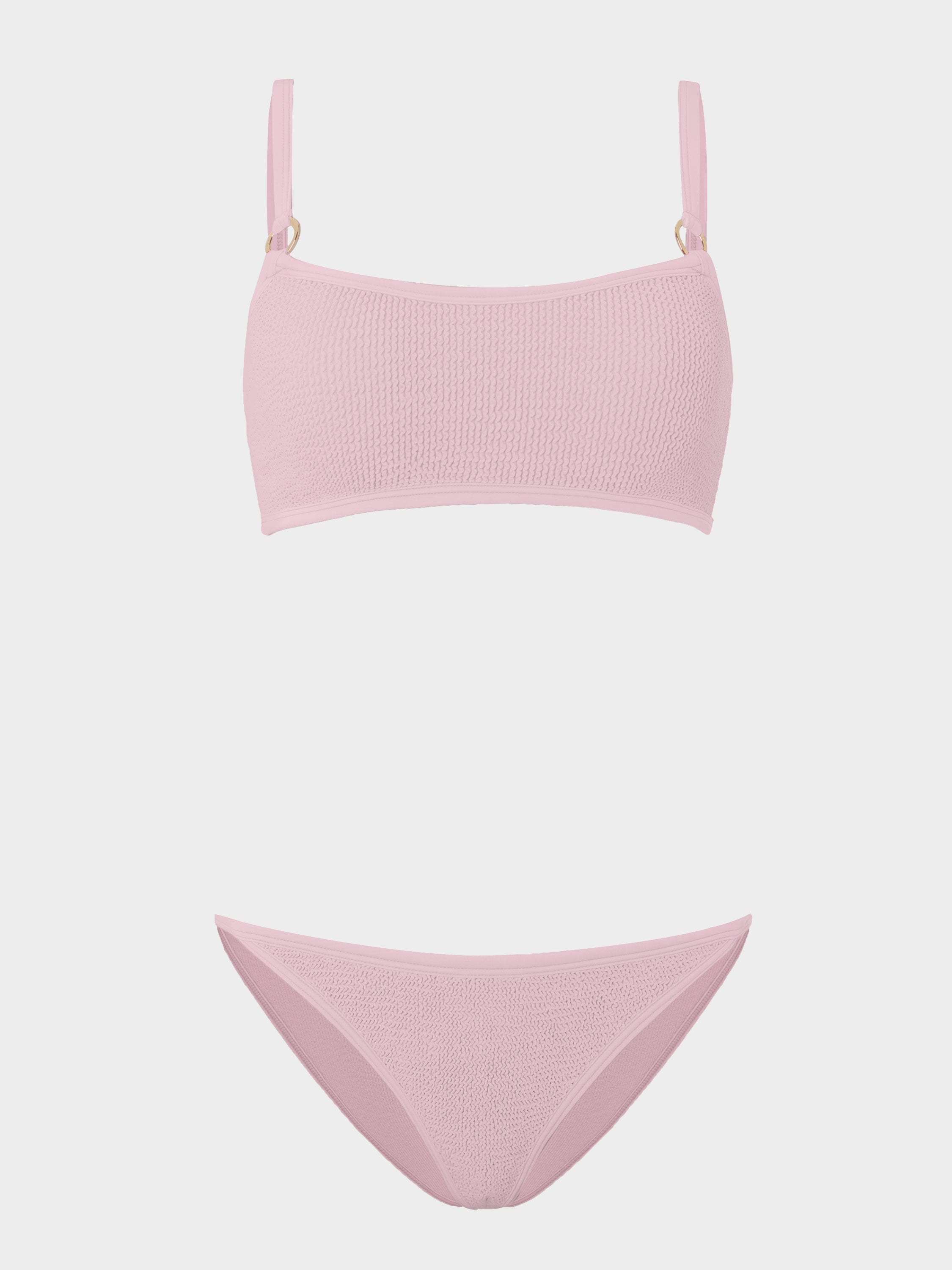 Iris With Gold Hoops Bikini - Ballet Pink