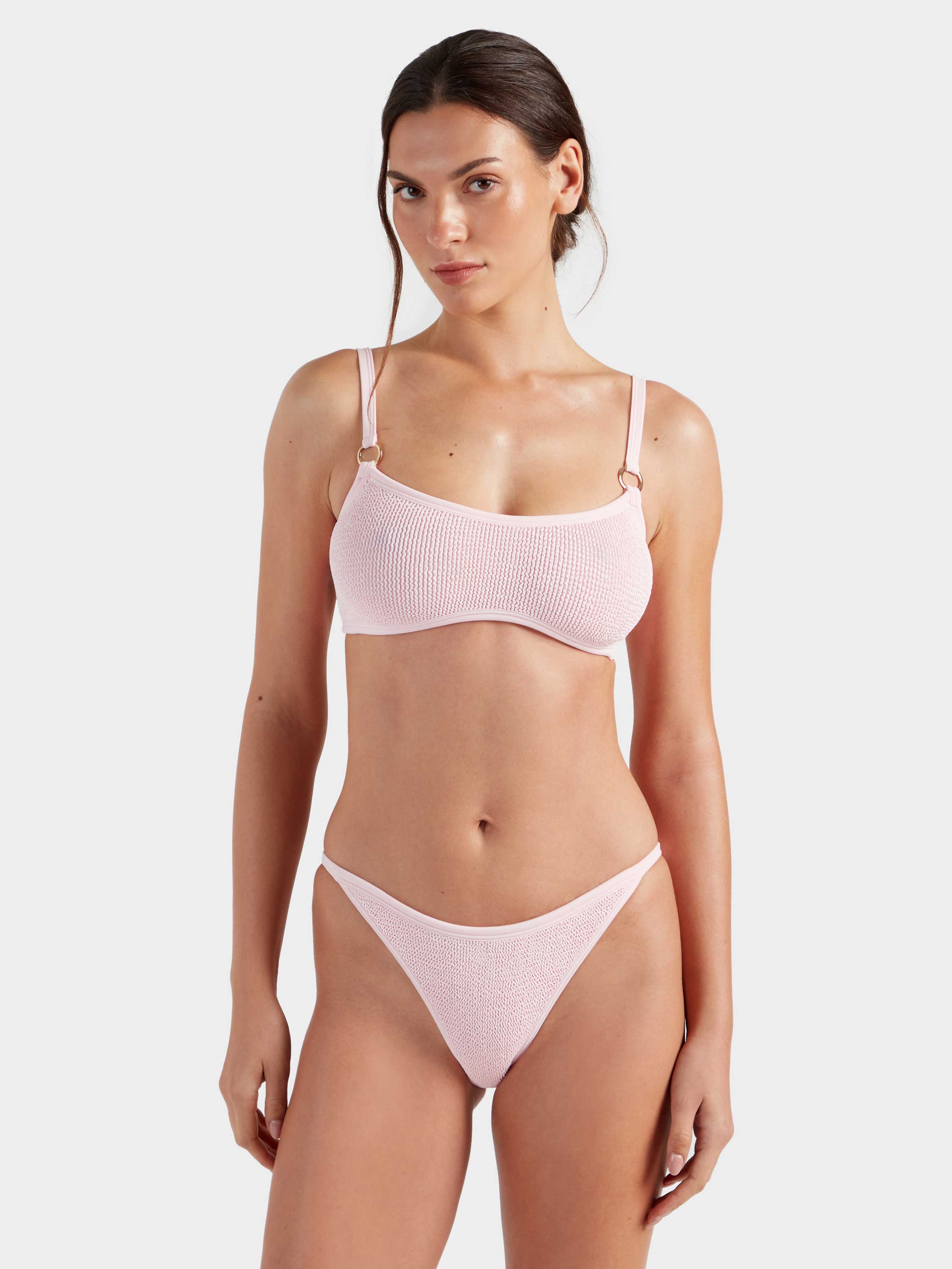 Iris With Gold Hoops Bikini - Ballet Pink