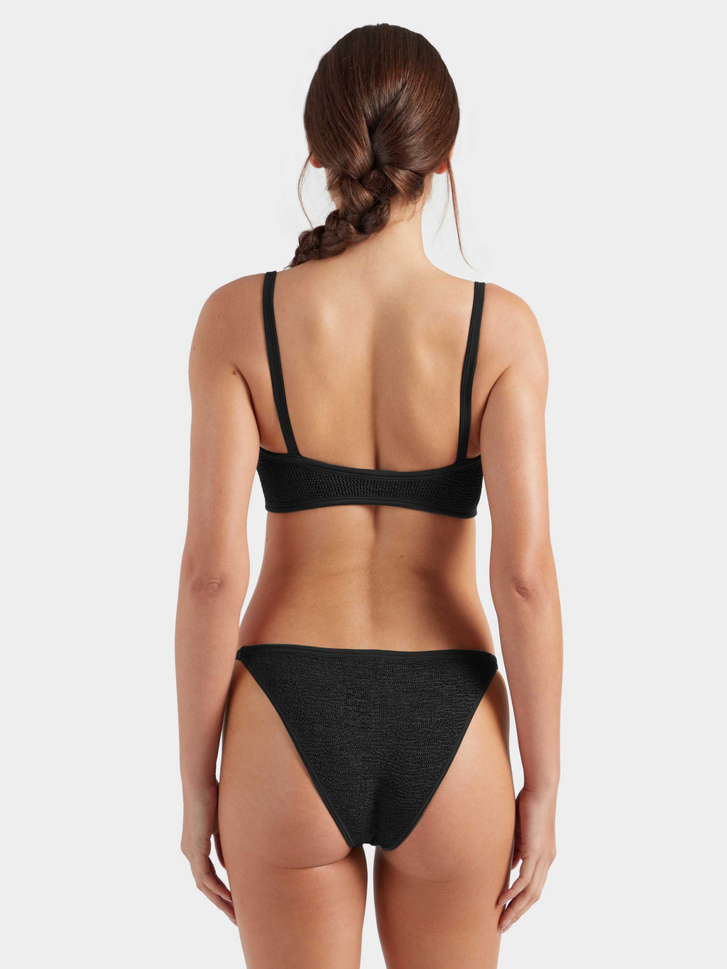 Iris With Gold Hoops Bikini - Black