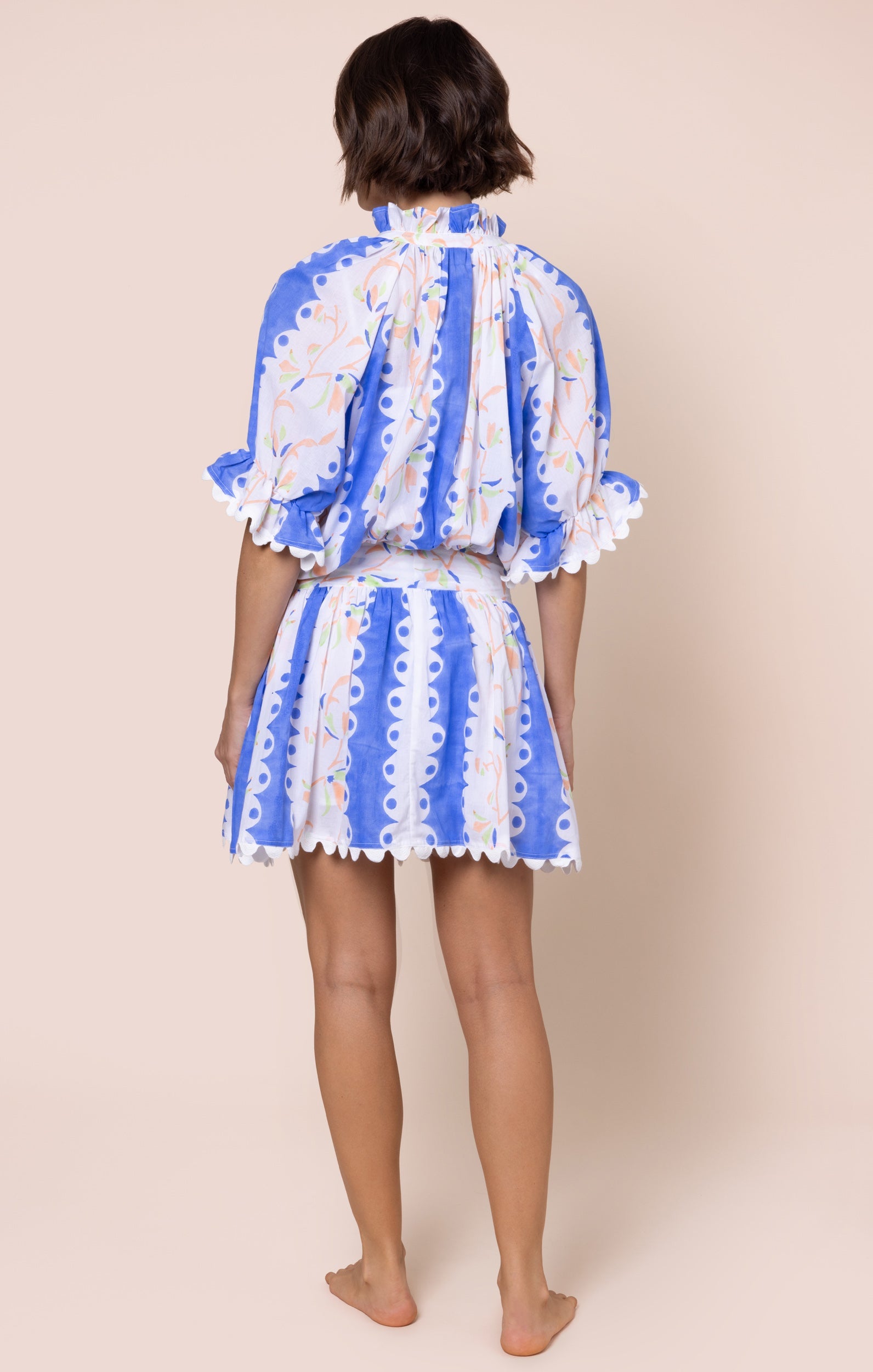 Bluebell Bird of Paradise Blouson Dress