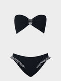 Jean Bikini - Black Gingham