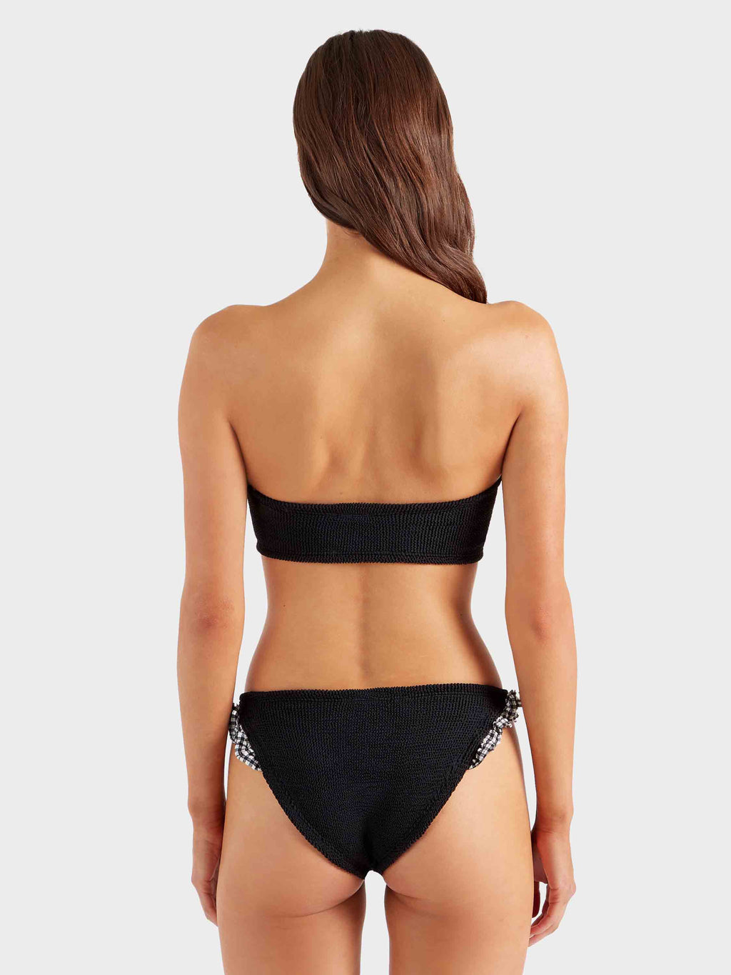 Jean Bikini - Black Gingham