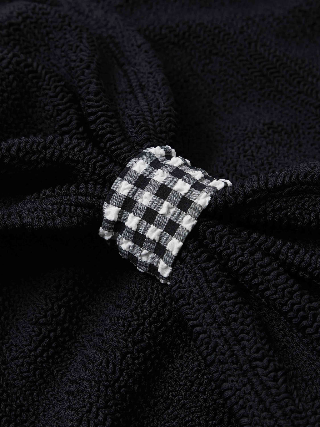 Jean Bikini - Black Gingham