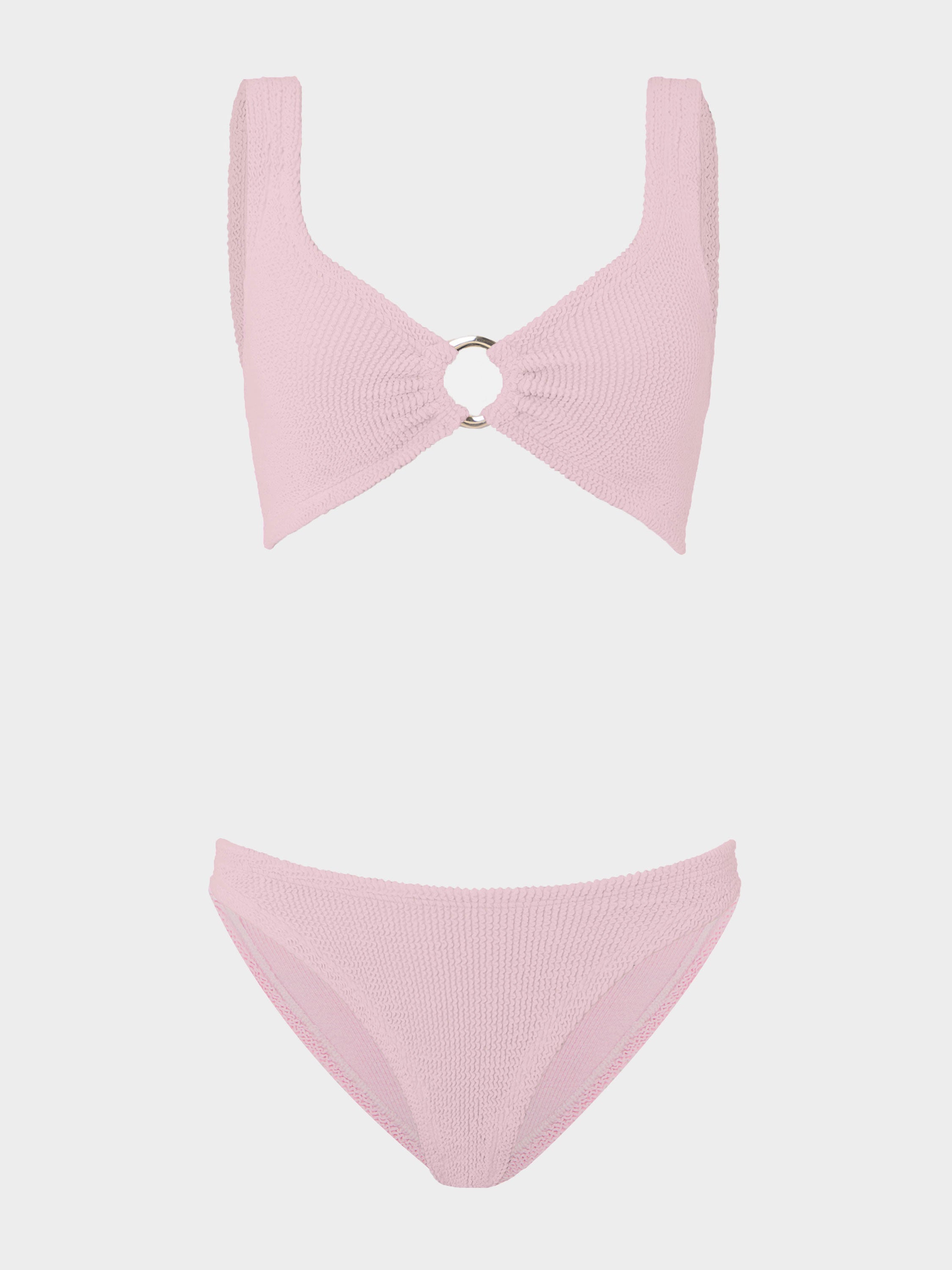 Julia With Gold Hoop Bikini - Ballet Pink