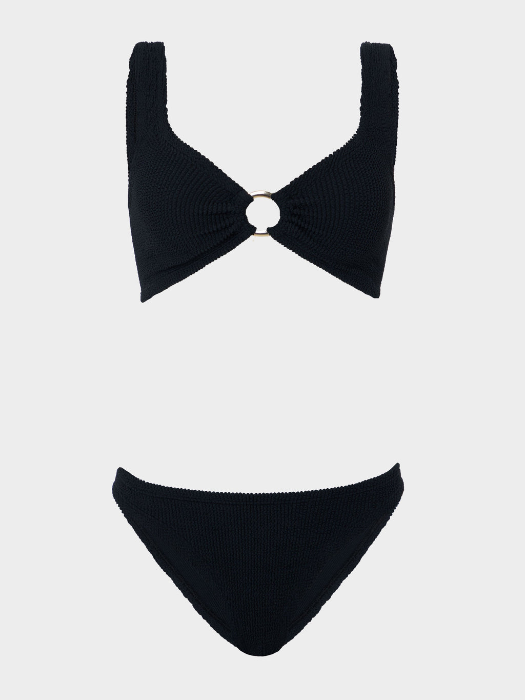 Julia With Gold Hoop Bikini - Black