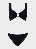 Julia With Gold Hoop Bikini - Black