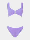 Julia Bikini With Pearly Hoop - Lilac