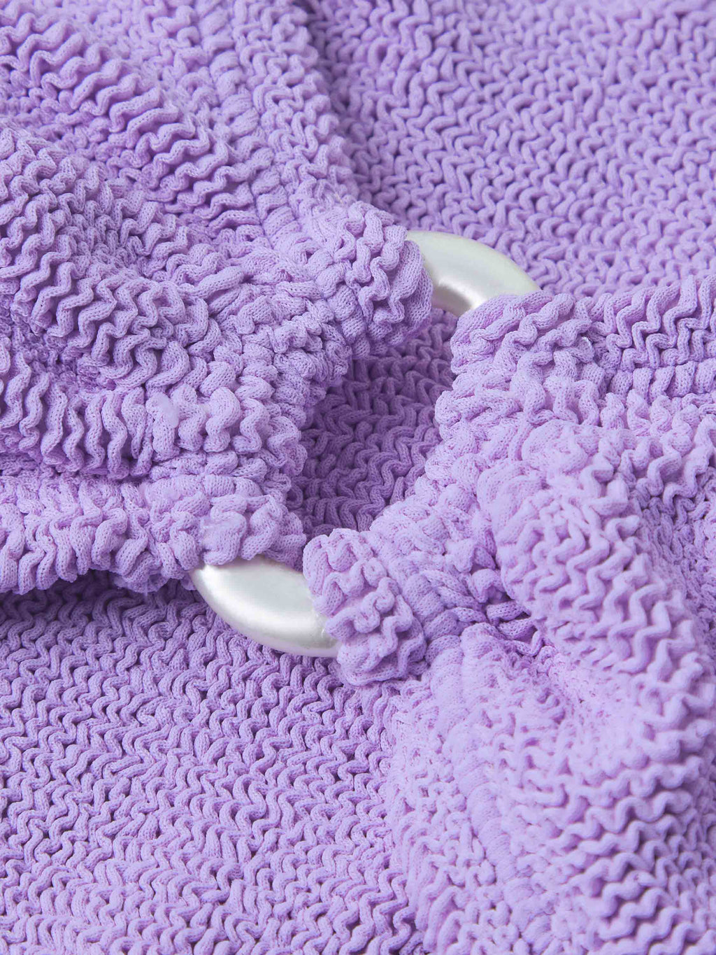Misty Bikini With Pearly Hoop - Lilac