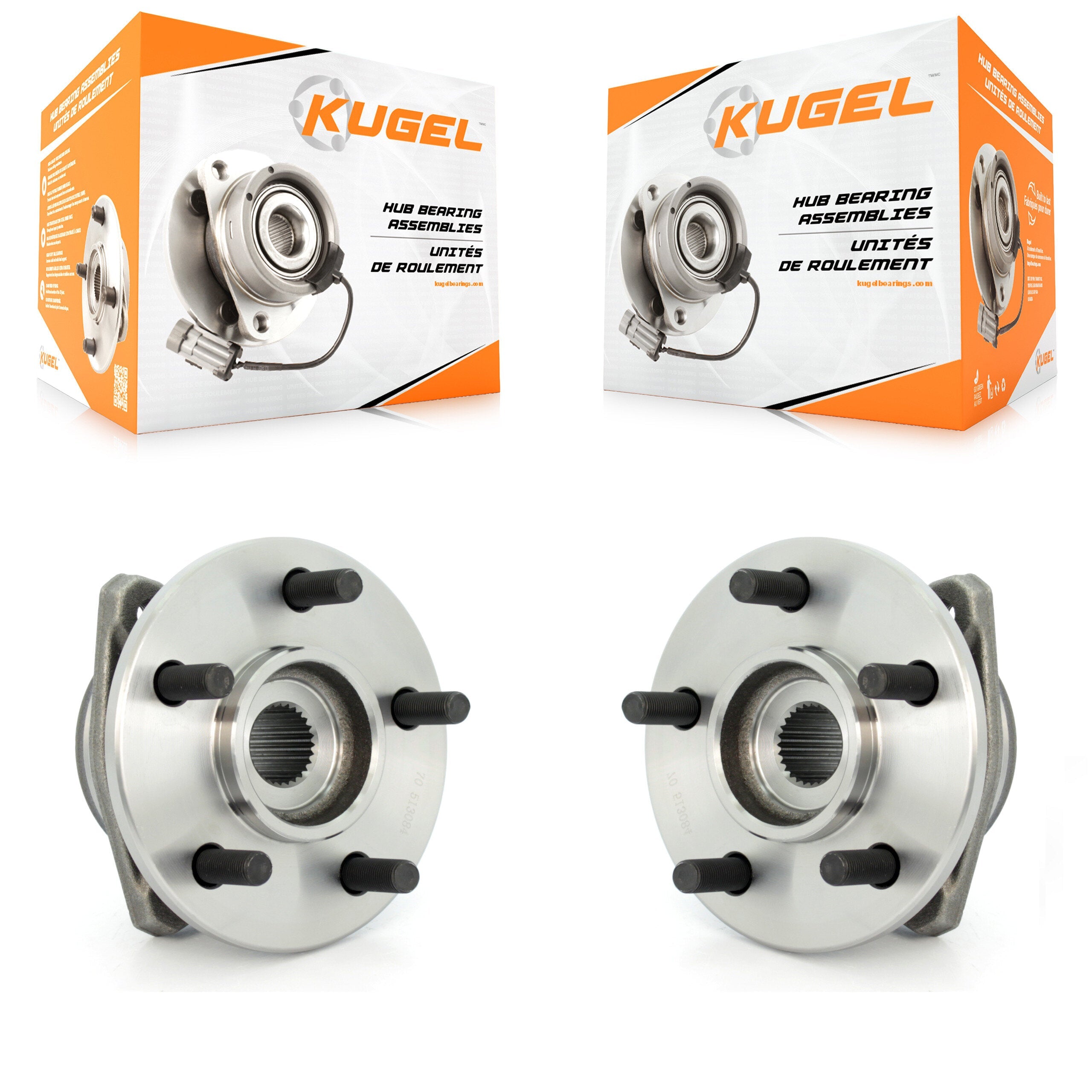 Front Wheel Bearing Hub Assembly Pair For Jeep Wrangler Cherokee Grand Comanche