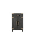 Laurel 20 in W x 18 in D Black Oak Single Bath Vanity