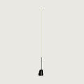Lámpara de Pie Moderna Negra Dimmable con Control Remoto y Diseño Minimalista para Salón y Hogar 1