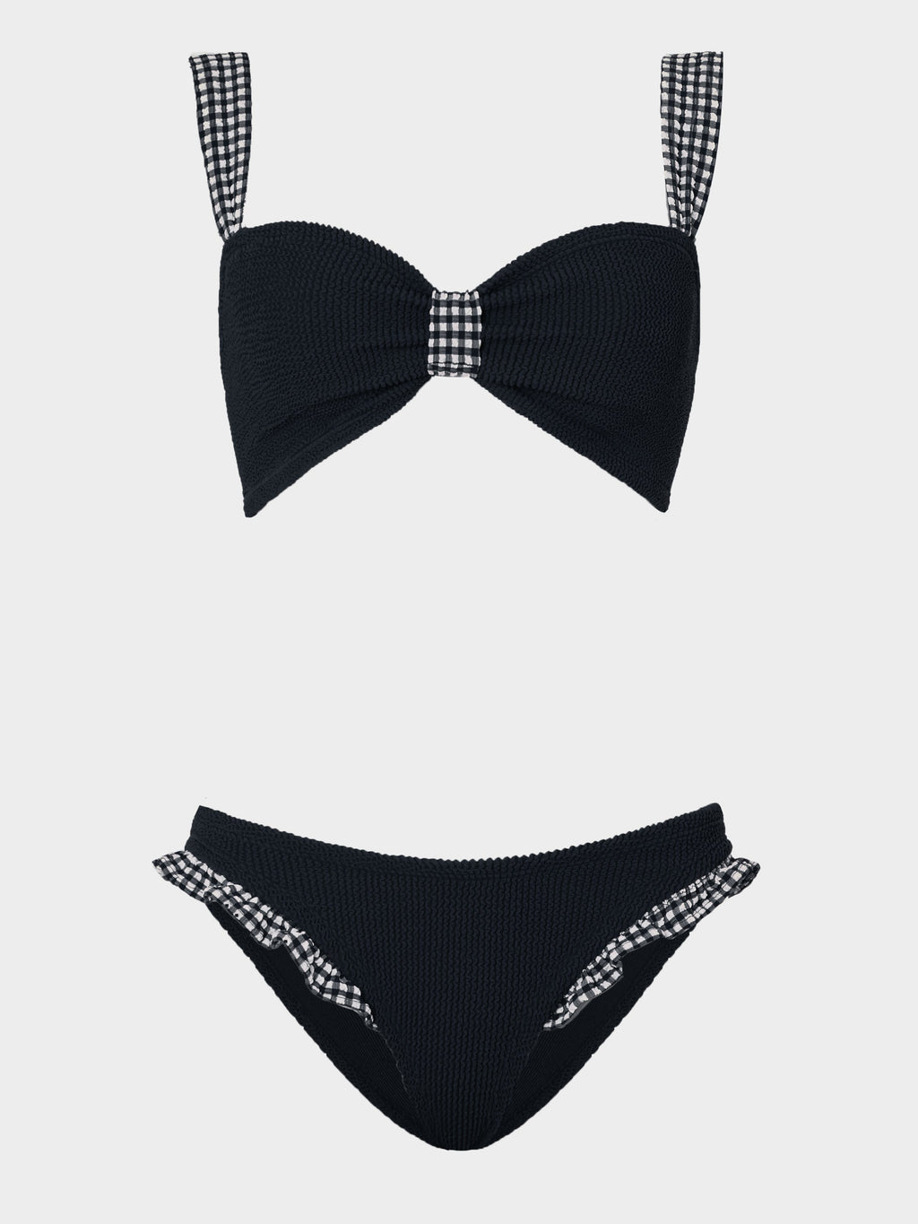 Loretta Bikini - Black Gingham