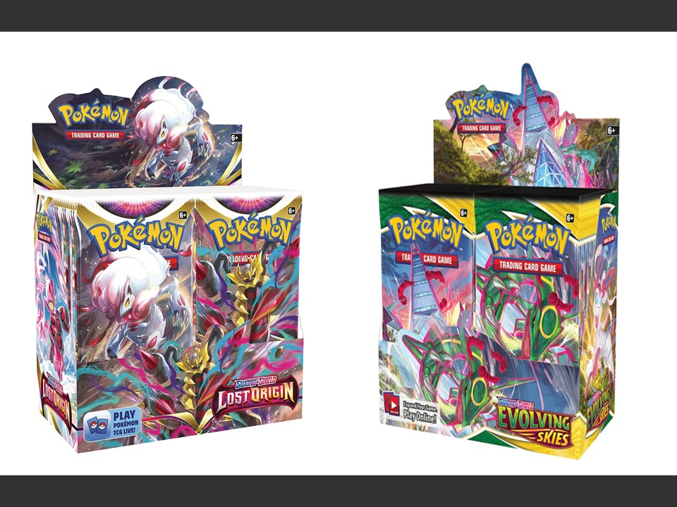Evolving Skies and Lost Origin Booster Box Bundle