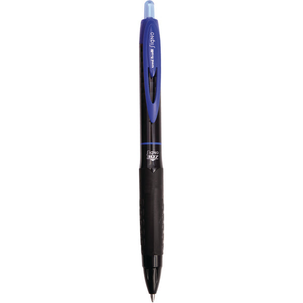 UNIBALL SIGNO 307 GEL ROLLERBALL BLUE Pack Of 12 - uni-ball