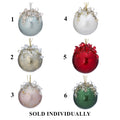 4" Heavy Jeweled Ball Ornament (6 colors - sold individually)