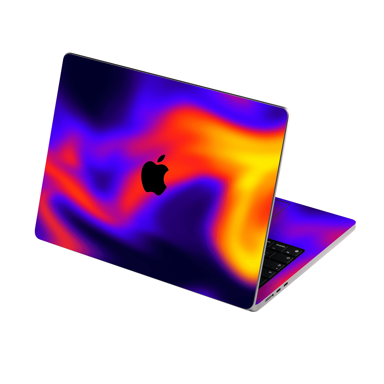 MacBook AIR 13" (2026, M5) Print Printed Custom SIGNATURE Infrablaze Infrared Thermal Neon Skin Wrap Sticker Decal Cover Protector by QSKINZ | QSKINZ.COM