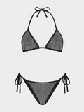Monica Lava Bikini - Black/Silver