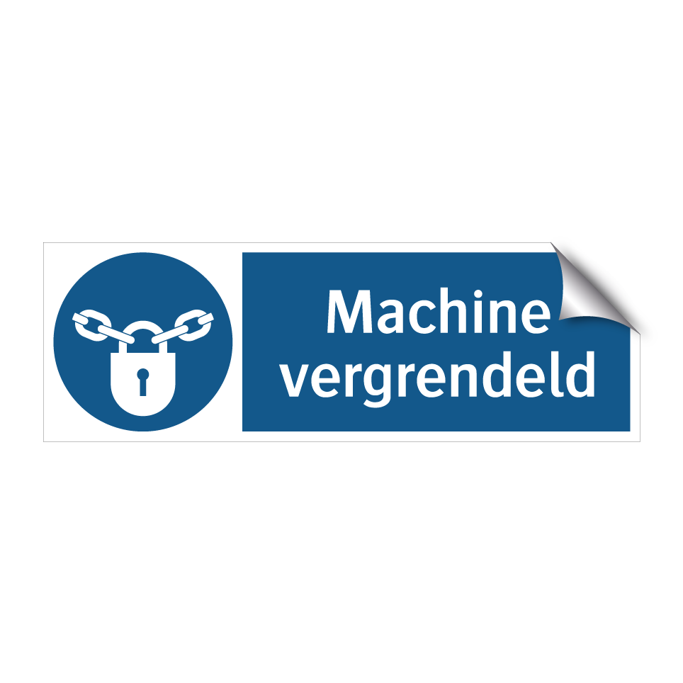 Machine vergrendeld & Machine vergrendeld & Machine vergrendeld & Machine vergrendeld