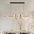 Nowoczesna Lampa Wisząca LED String z Regulowaną Wysokością – Metal i Akryl do Jadalni i Barów 0