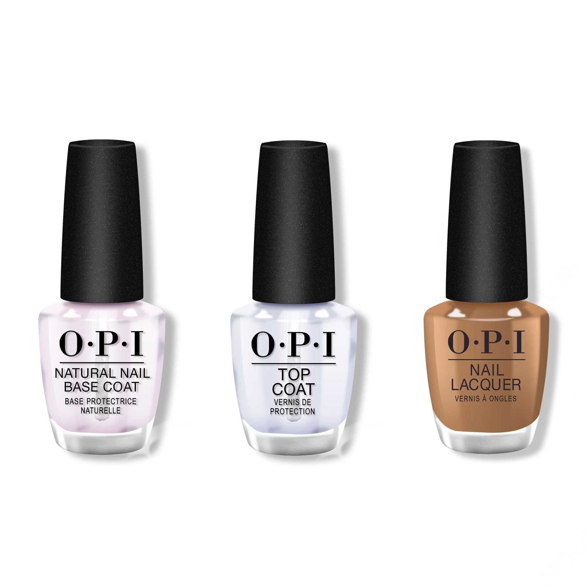 OPI - Nail Lacquer Combo - Base, Top & Spice Up Your Life