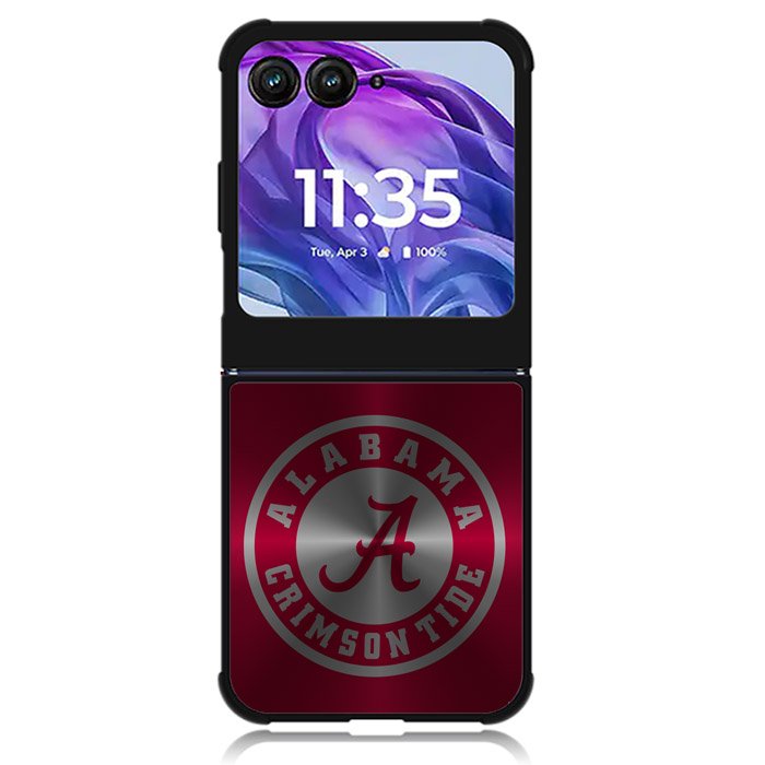 Alabama Crimson Tide Logo 1st Motorola Moto Razr 2024 , Moto Razr 50 Case