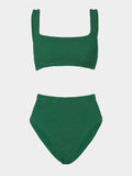 Patricia Bikini - Metallic Forest Green