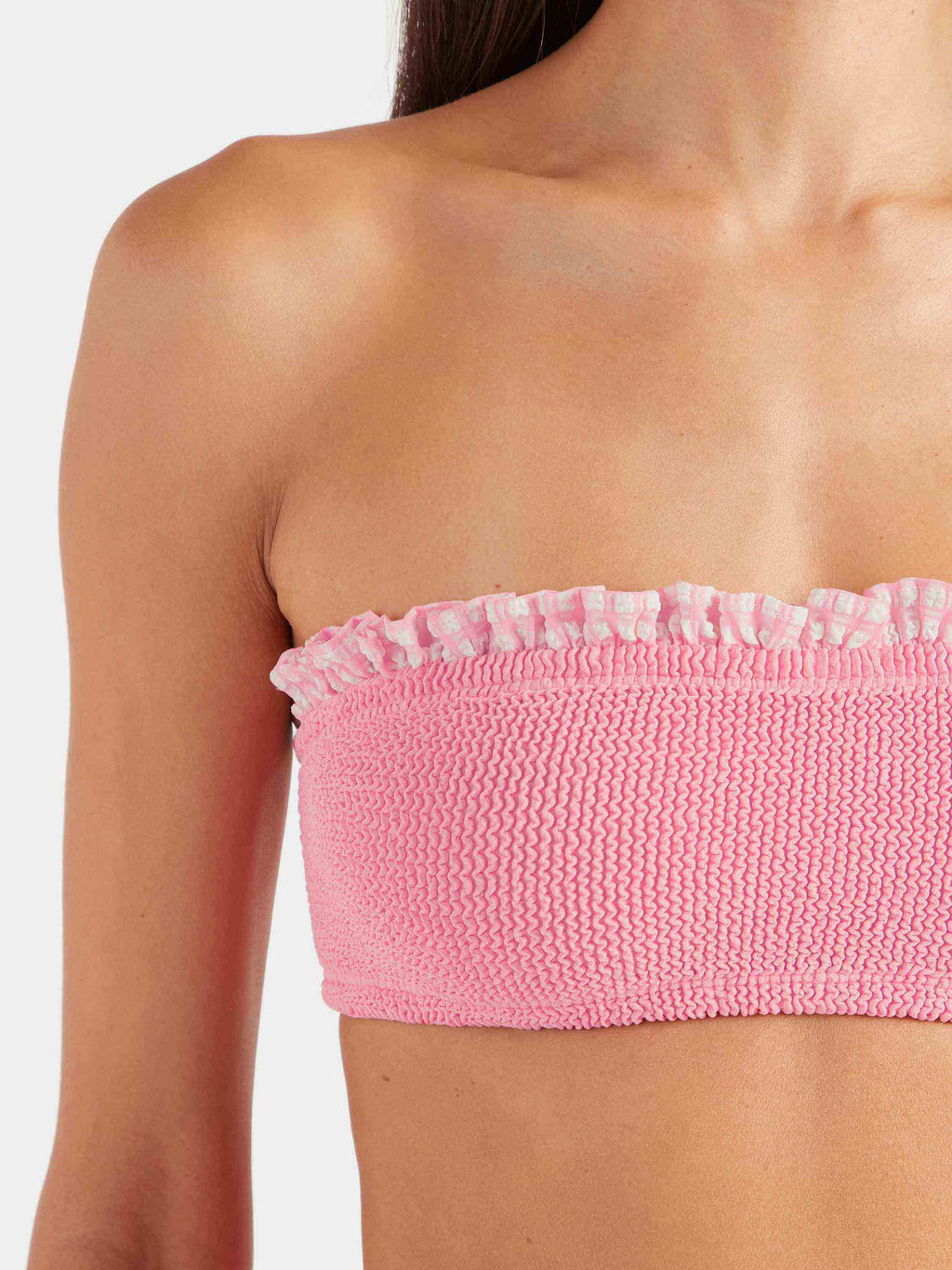 Peggy Bikini - Milkshake  Gingham
