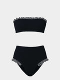 Peggy Bikini - Black Gingham