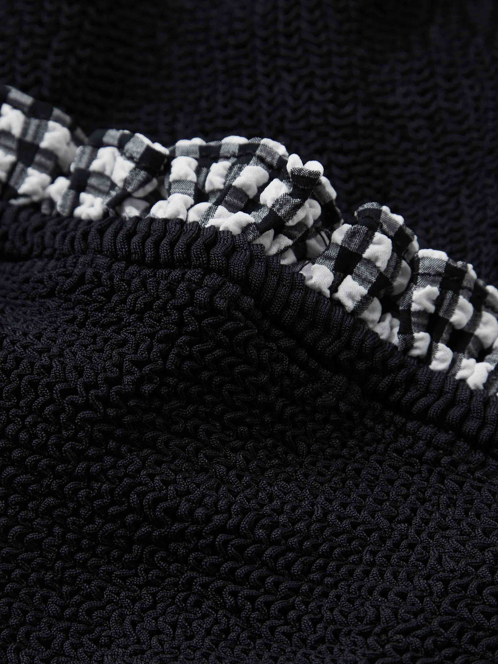 Peggy Bikini - Black Gingham