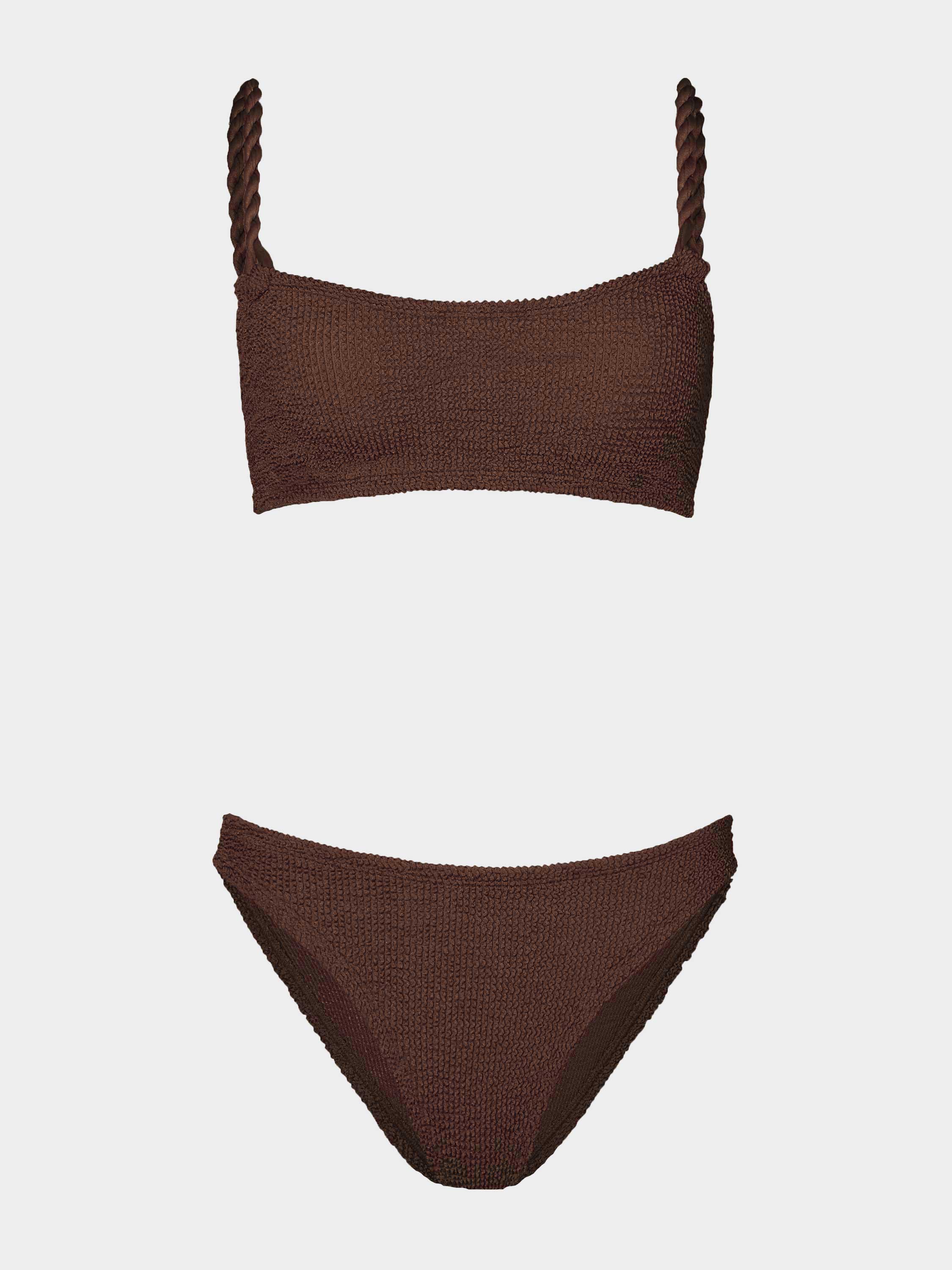Phoebe Bikini - Metallic Chocolate