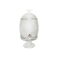 Aqua Beverage Dispenser 7L Glass Pineapple On Stand 27580