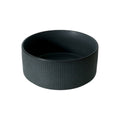 Ceramic Rib Cereal Bowl Charcoal 14x6.1cm