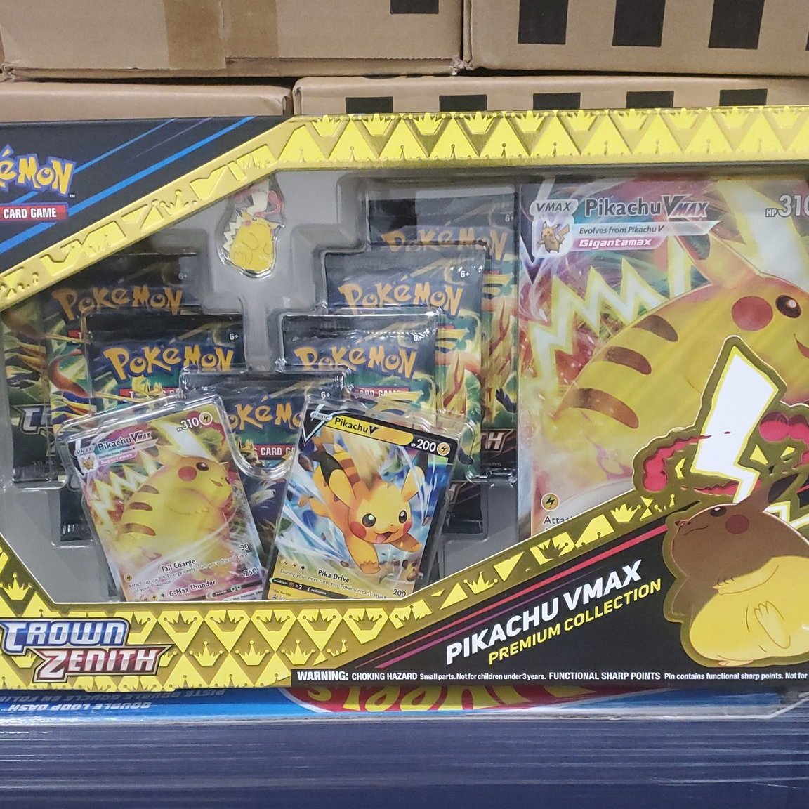 Crown Zenith Premium Collection Pikachu VMAX" Coming to Walmart for Black Friday! - PokeBeach