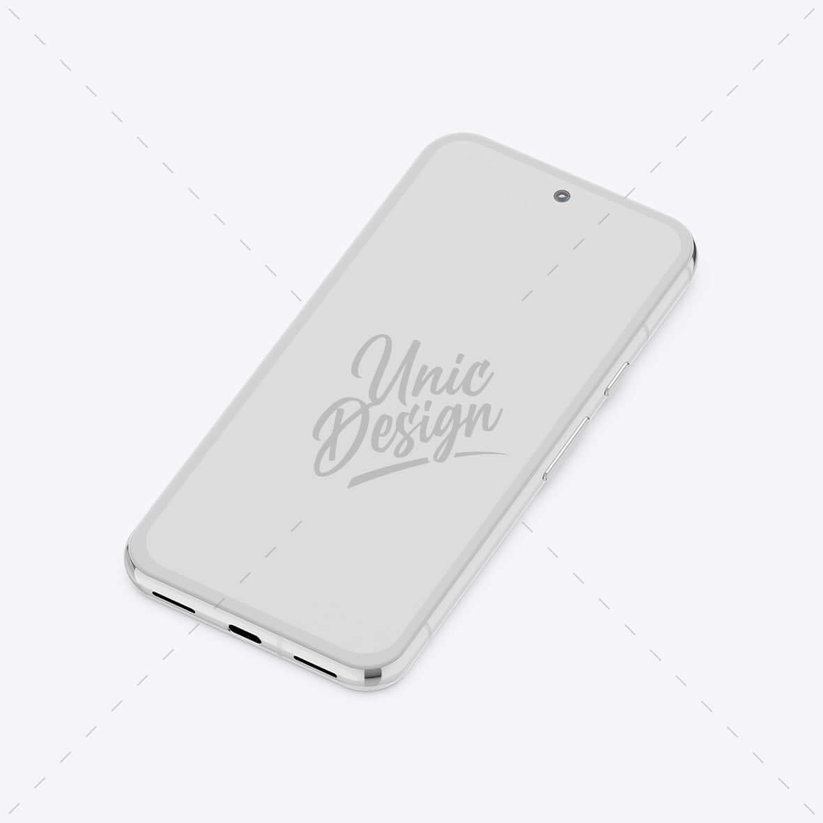 Google Pixel 8A Phone Mockup