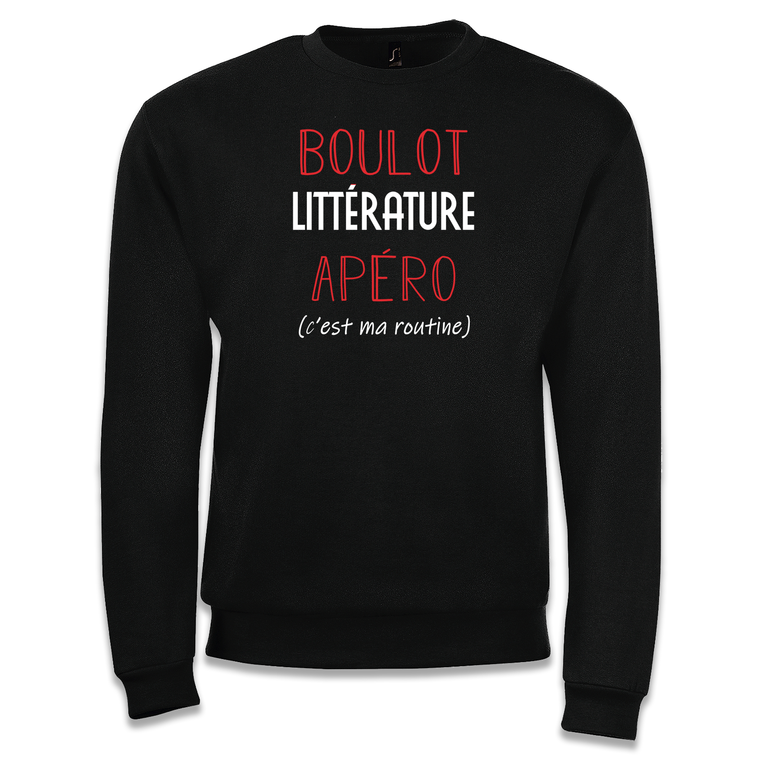 Sweat Littérature C'est ma Routine - Planetee