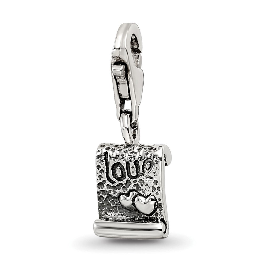 Sterling Silver Reflections Love Note Click-On For Bead