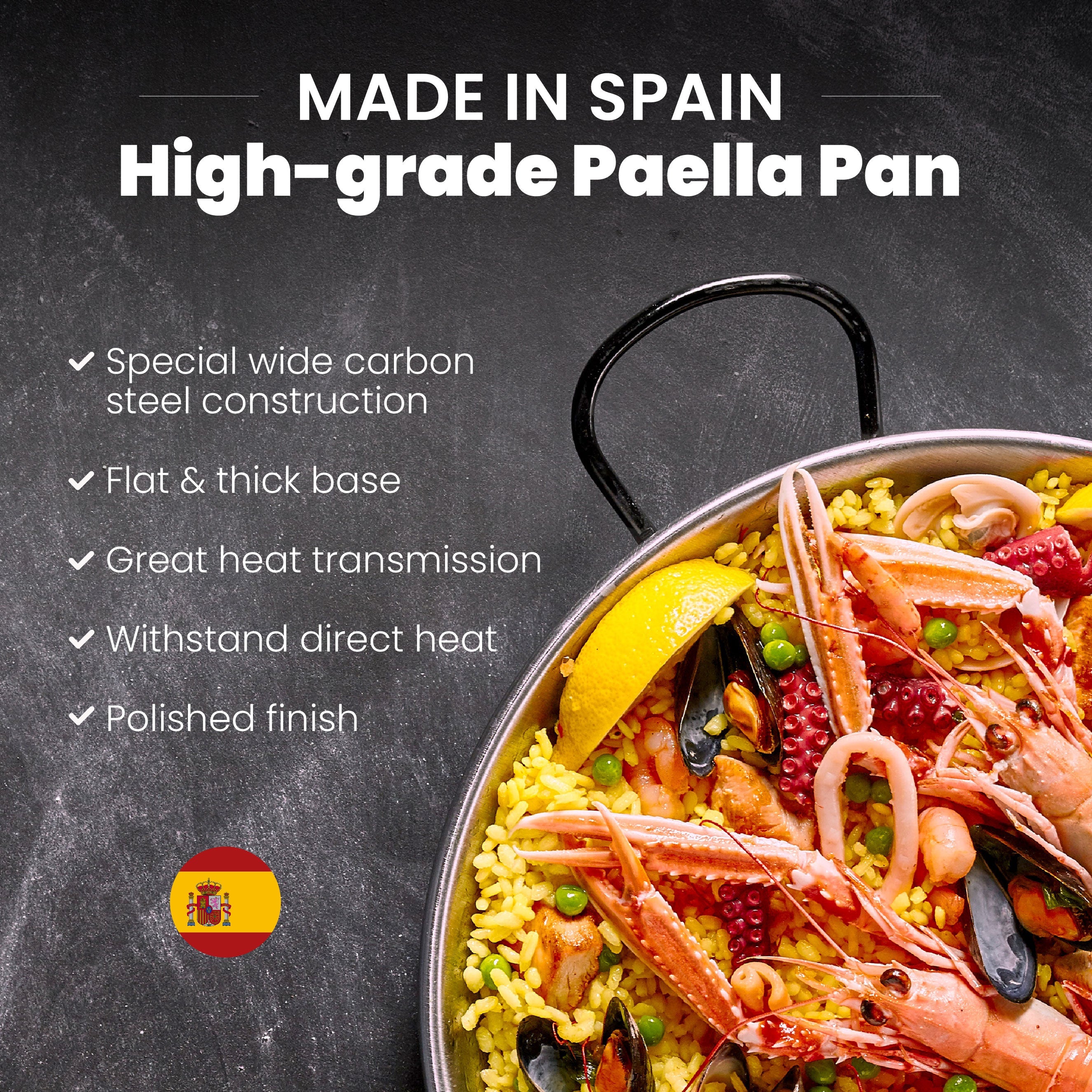 12 in Carbon Steel Pan | 30 cm | 1 Servings